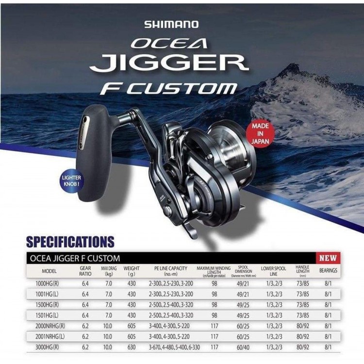 Shimano OCEA JIGGER F custom 2001 NRHG Shimano OCEA JIGGER F custom 2001 NRHG